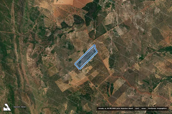 Imagem de satélite de LOTE 152 DO PA SÃO FRANCISCO DE ASSIS - LOTE 152 DO PA SÃO FRANCISCO DE ASSIS em Formosa - GO