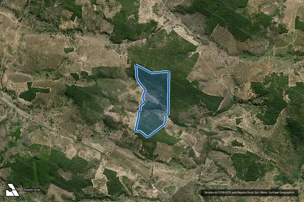 Imagem de satélite de Fazenda Boa Nova do Quebra_Parcela 01 - Parte 1 em Jequié - BA