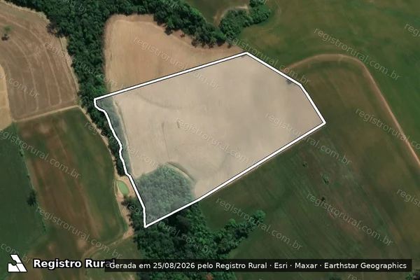 Imagem de satélite de SITIO KIELT I - Parte 1 em Ivaí - PR