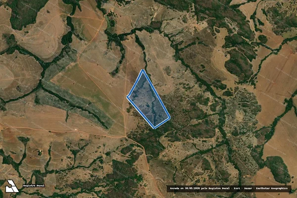 Imagem de satélite de FAZENDA MORRINHO - Parcela 1 em Arenópolis - GO