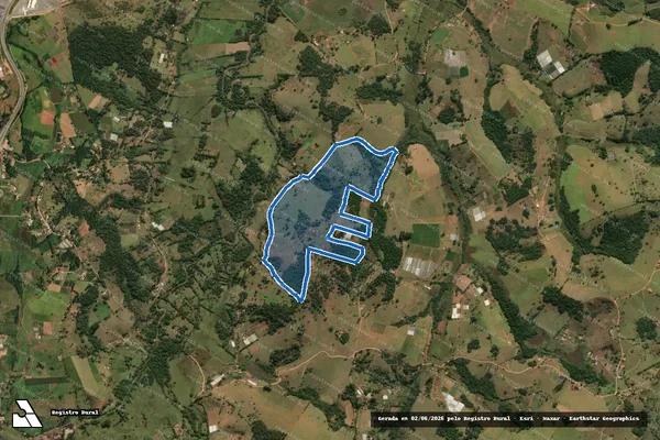 Imagem de satélite de SITIO MATA DA BICA - II em Estiva - MG