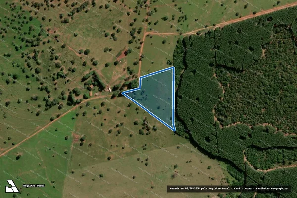 Imagem de satélite de FAZENDA BURITI DOIS IRMÃOS - GLEBA A1 em Santa Rita do Pardo - MS