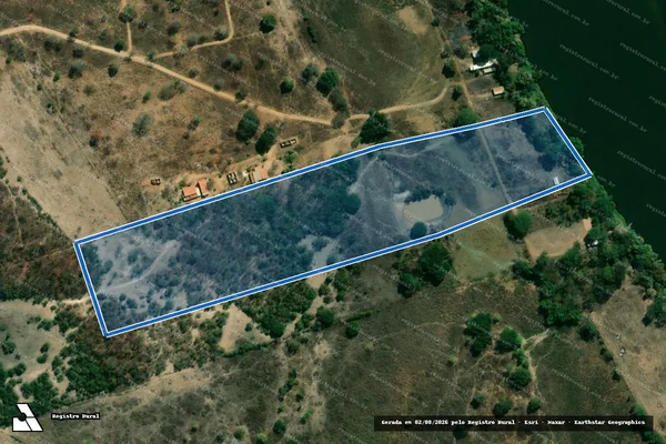 Imagem de satélite de FAZENDA SANTA MARIA / CURRALINHO - GLEBA 04A em Lassance - MG