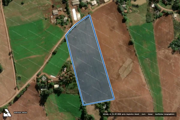 Imagem de satélite de Fração do Lote Rural n° 51 da 1ª Secção Fortaleza - Parcela 1 em Seberi - RS