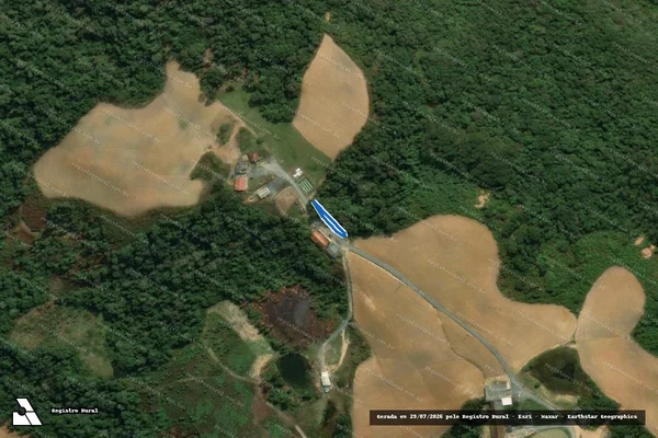 Imagem de satélite de Lote 29 ? PA Itajaí Mirim - Lote29B em Vidal Ramos - SC