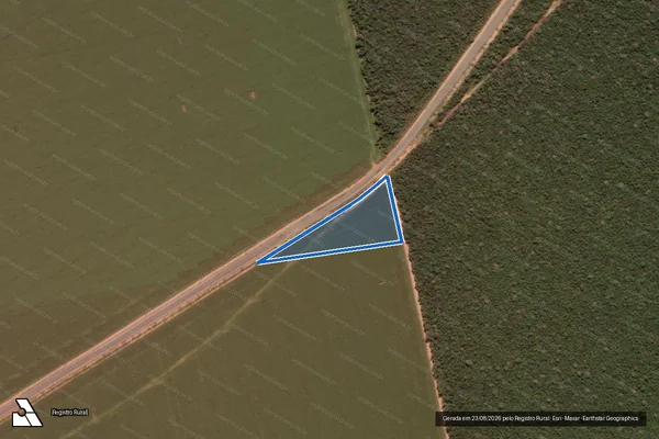 Imagem de satélite de Fazenda Freitag - Parte 3 em Santa Rita do Trivelato - MT