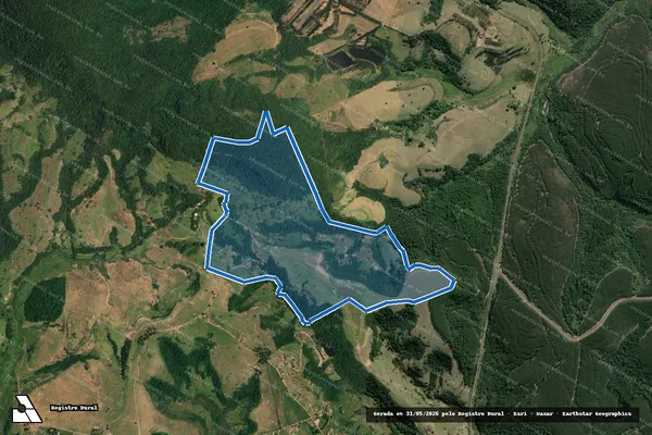 Imagem de satélite de FAZENDA DOS ORGAOS - Parcela 1 em Bofete - SP