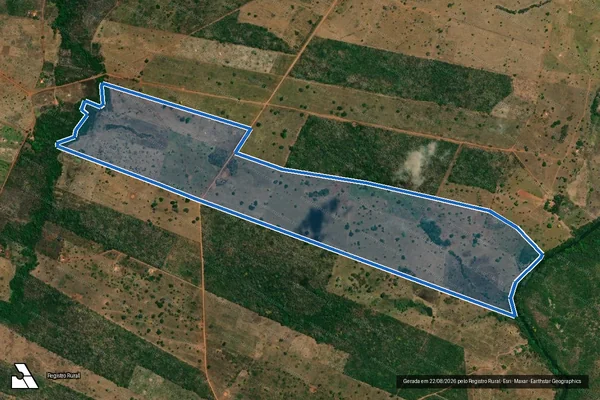 Imagem de satélite de FAZENDA RETIRO - FAZENDA LAMBEDOR em Formosa da Serra Negra - MA