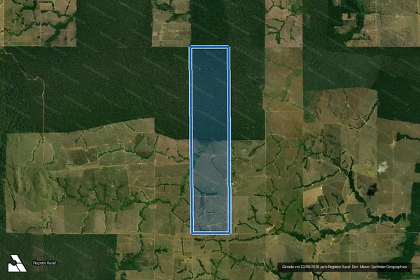 Imagem de satélite de LOTE 238 ? GLEBA BURAREIRO - Parte 1 em Ariquemes - RO