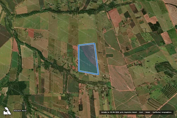 Imagem de satélite de SITIO SÃO BENTO - Única em Cruzeiro do Oeste - PR