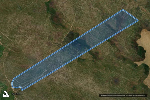 Imagem de satélite de FAZENDA PORTEIRA VELHA VII - Parte 1 em Mirador - MA