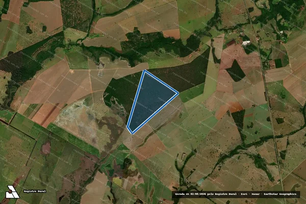 Imagem de satélite de Fazenda Varjão - Parte 3 em Campo Grande - MS