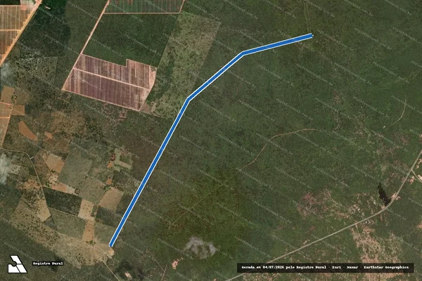 Imagem de satélite de PROJETO DE ASSENTAMENTO PROFESSOR MAURÍCIO DE OLIVEIRA / Parte 1 em None