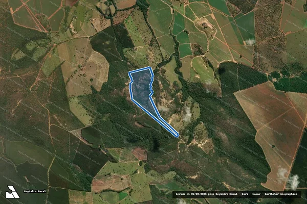 Imagem de satélite de FAZENDA EXTREMA - Parte 1 em Bom Despacho - MG