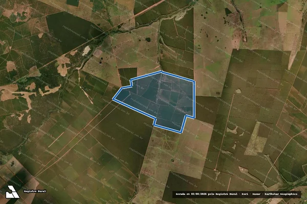Imagem de satélite de FAZENDA SÃO PAULO - 01 em Ribas do Rio Pardo - MS