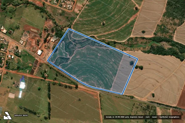 Imagem de satélite de Fazenda Belas Águas - Única em Amaporã - PR