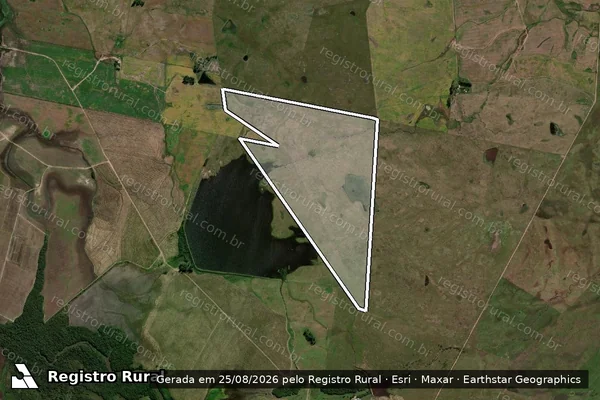 Imagem de satélite de Fazenda São Carlos - Parte 1 em Dom Pedrito - RS