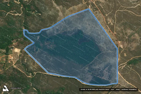 Imagem de satélite de SITIO AGUA LIMPA RETIRO MONTES CLA.. - Parcela 1 em Diamantina - MG