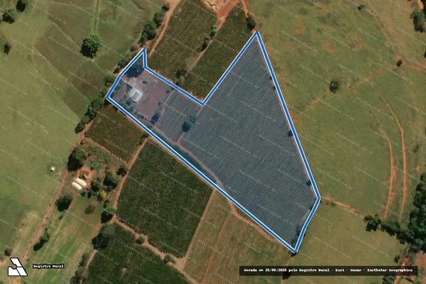 Imagem de satélite de Fazenda Macaúbas - Fazenda Macaúbas em Capitólio - MG