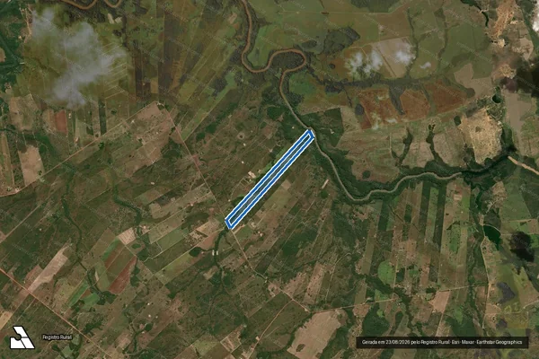 Imagem de satélite de P.A. FORQUILHA DO RIO MANSO ? LOTE 151 - 001 em Rosário Oeste - MT