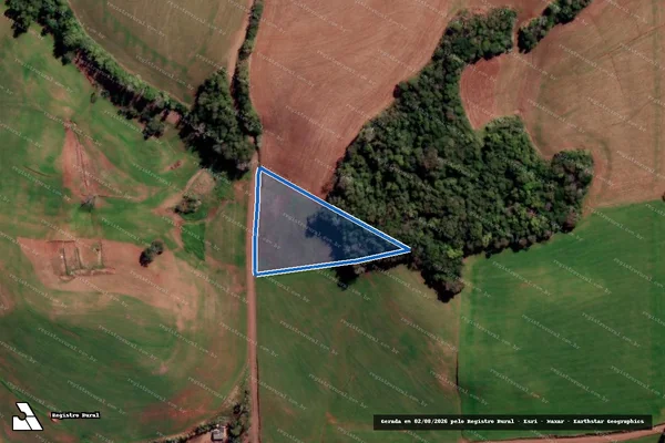 Imagem de satélite de André Marcio de Marco - Propriedade 1 - PARCELA 02 em Barra Funda - RS