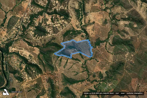 Imagem de satélite de FAZENDA BARREIRO DO JULIÃO - Parcela 1 em Jaboticatubas - MG
