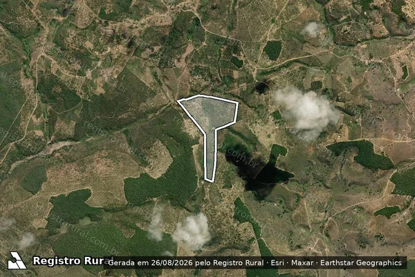Imagem de satélite de Fazenda São José - Parte 1 em Lafaiete Coutinho - BA