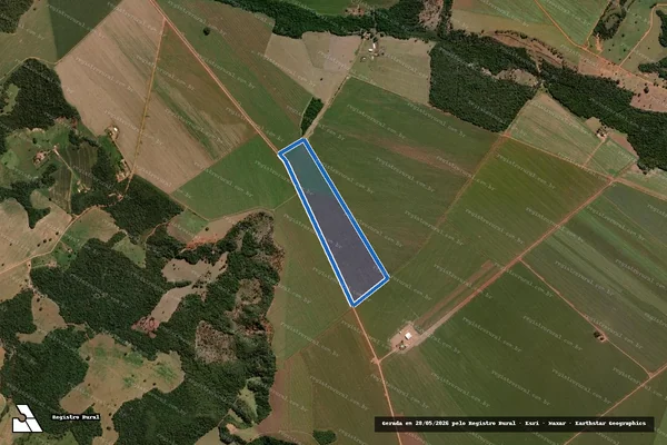 Imagem de satélite de FAZENDA PARAÍSO DO RIO PRETO SÃO JOÃO e TALHADO - PARTE 3 em Rio Verde - GO
