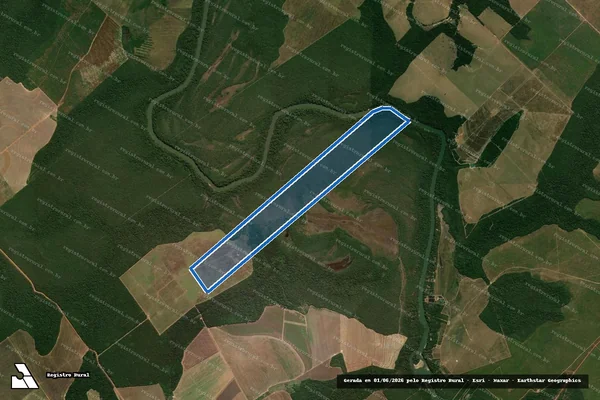 Imagem de satélite de FAZENDA CAFUNDO - Parte 1 em Santa Rita do Trivelato - MT