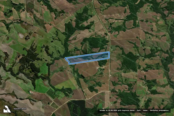 Imagem de satélite de P.A. Farroupilha - Lote 95 - P.A. Farroupilha - Lote 95 em Encruzilhada do Sul - RS