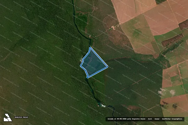 Imagem de satélite de FAZENDA CACHOEIRA VI - Gleba B em Campo Novo do Parecis - MT