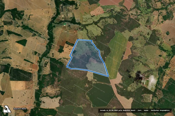 Imagem de satélite de FAZENDA BOA VISTA - Parcela 1 em Bela Vista de Goiás - GO