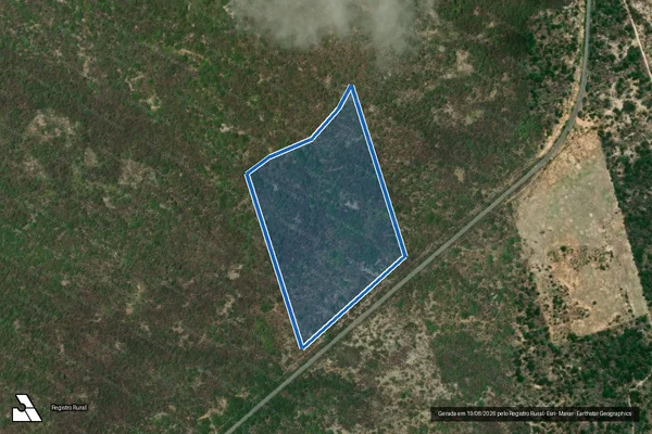Imagem de satélite de FAZENDA PERU - Desmem Parte 1 de 2 em Serra Talhada - PE