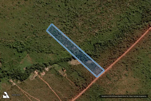 Imagem de satélite de FAZENDA GADO BRAVO E OUTRAS - PARTE  01 - FGB - Parte 13 em São Raimundo das Mangabeiras - MA