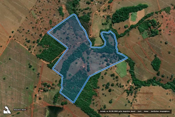 Imagem de satélite de FAZENDA SANTA RITA - SÃO LOURENÇO - FAZENDA SANTA RITA - SÃO LOURENÇO em Ituiutaba - MG
