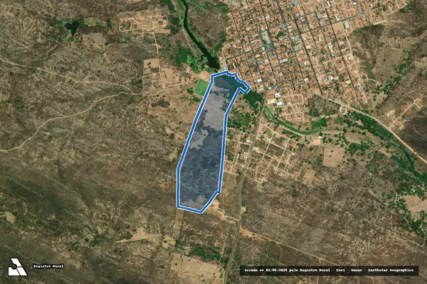 Imagem de satélite de RIO CONDADO, DATA CARNAUBINHA - Parte 1 em Pio IX - PI