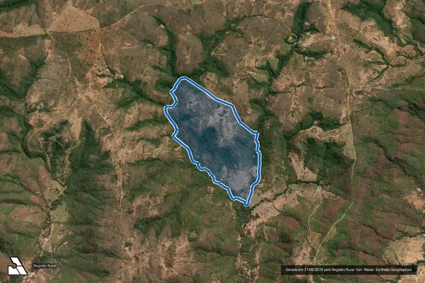 Imagem de satélite de FAZENDA LAGEDO - Parte 1 em Montes Claros - MG