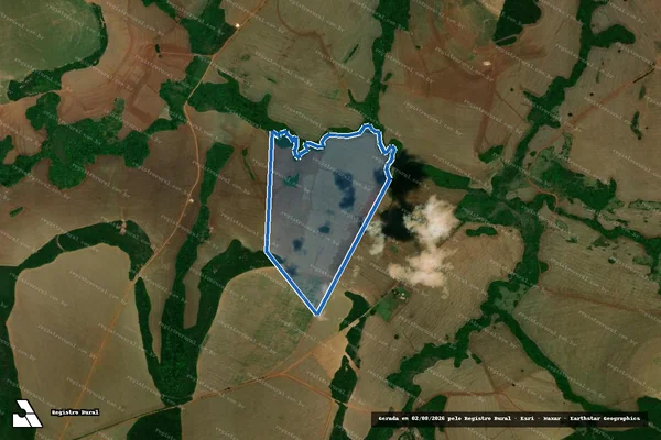 Imagem de satélite de Fazenda Bom Jardim, Boa Vista do Bom Jardim, Ariranha e Areias - PARTE 03 em Jataí - GO