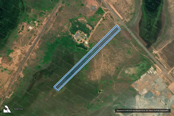 Imagem de satélite de Sítio Cantinho do Céu (Desm.) - Parcela 2 em Boa Vista - RR
