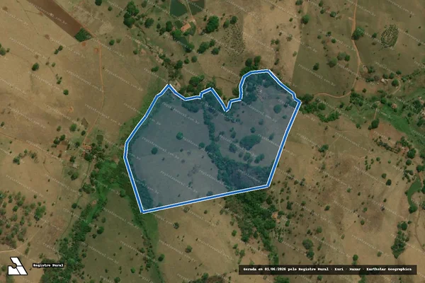 Imagem de satélite de FAZENDA CAMPO ALEGRE DO INDAIÁ - 001 em Bela Vista de Goiás - GO