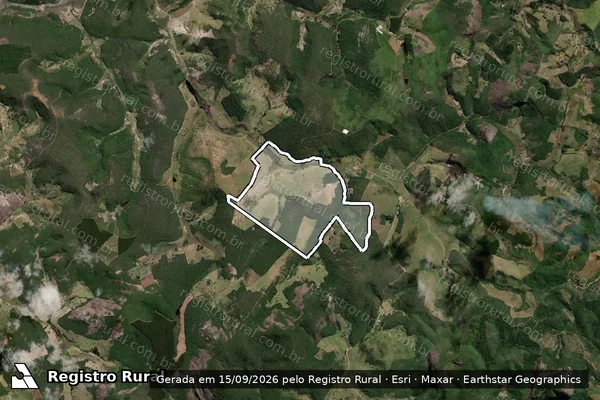 Imagem de satélite de FAZENDA DE JESUS - Gleba  03 em Novo Cruzeiro - MG