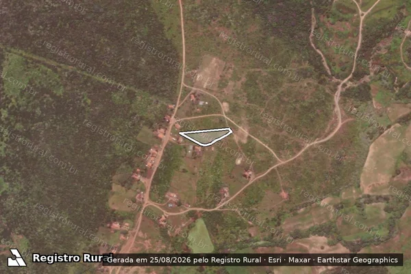 Imagem de satélite de FAZENDA SANTO ANTÔNIO ? PARCELA 05B - Parte 1 em Caridade - CE