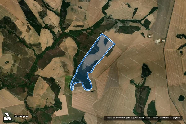 Imagem de satélite de Fazendas Santa Maria, Pedras e Paraíso lugar Paraíso e Pedras - PARTE 02 em Jataí - GO