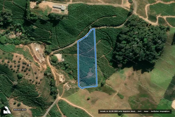 Imagem de satélite de CÓRREGO DA GAMELEIRA - Parcela 1 em Luisburgo - MG
