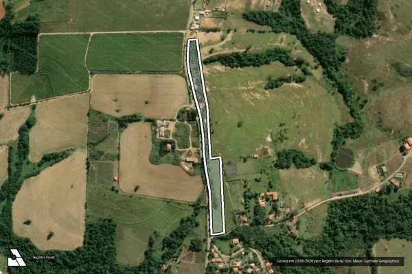 Imagem de satélite de SITIO BELA FONTE - GLEBA 4 em Porto Feliz - SP