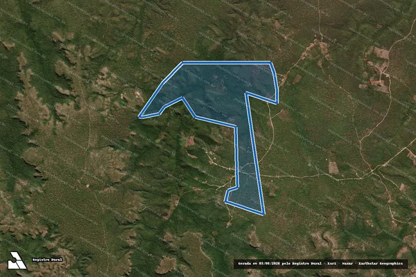 Imagem de satélite de GLEBA BOI PRETO, DATA CANTINHO OU BATALHA - Parcela 1 em São Francisco do Maranhão - MA