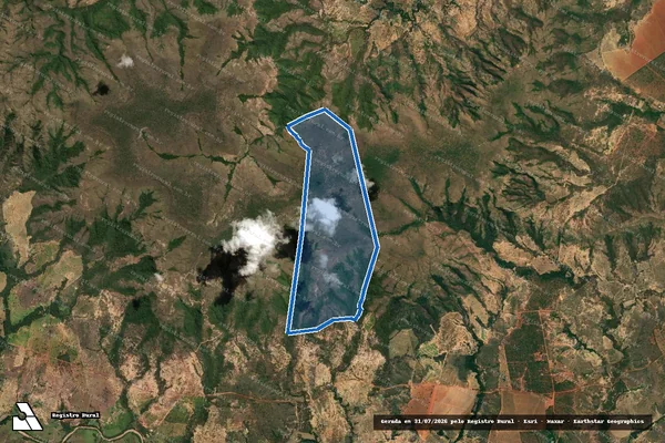 Imagem de satélite de Fazenda ´´SÃO VICENTE DA DIREITA`` lugar denominado ´´SÃO JOSÉ`` - Gleba 09 em Buritis - MG