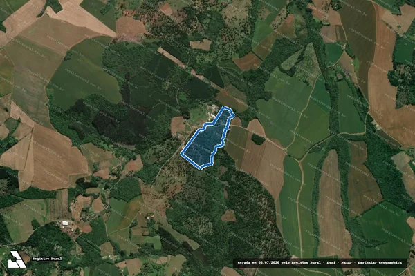 Imagem de satélite de FAZENDA VILA NOVA - Parte A em Ivaí - PR
