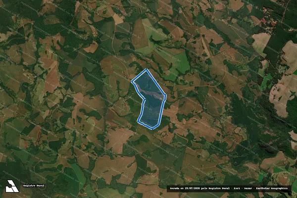 Imagem de satélite de ?JUQUIÁ DE CIMA? - Parcela 1 em Goioxim - PR