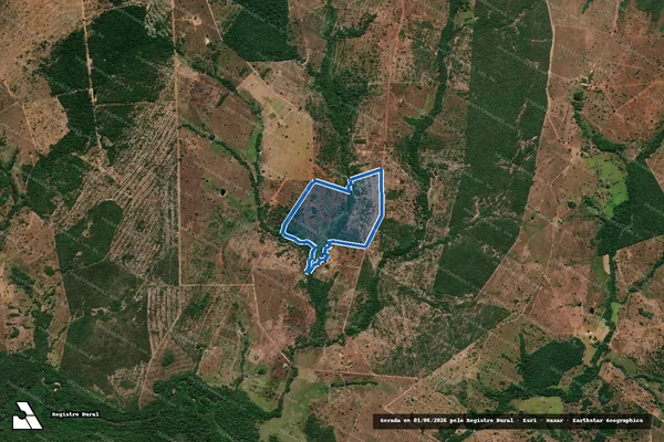 Imagem de satélite de Lote 16 ? Projeto de Assentamento Salete Strozak (Gleba 01) - Lote 16 ? P.A. Salete Strozak (Gleba 01) em Bonópolis - GO